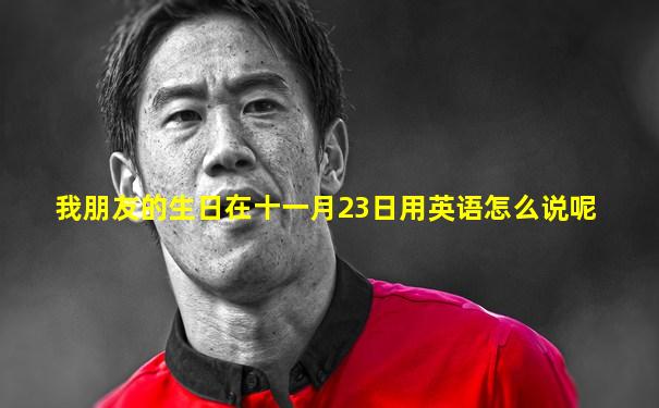 我朋友的生日在十一月23日用英语怎么说呢