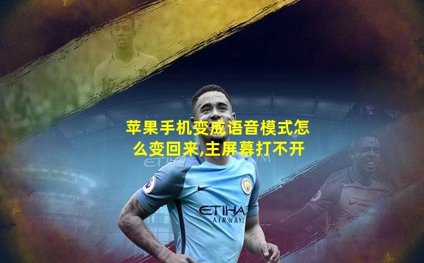 苹果手机变成语音模式怎么变回来,主屏幕打不开